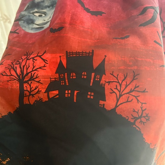 Lindy Bop Audrey sinister scene Halloween moon haunted house dress uk10 - Picture 7 of 9